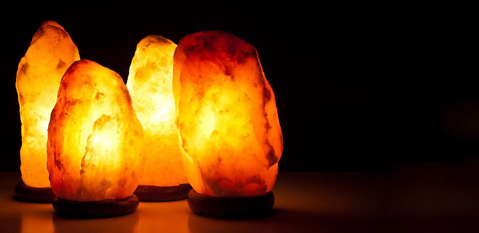 Himalayan <br>salt lamps