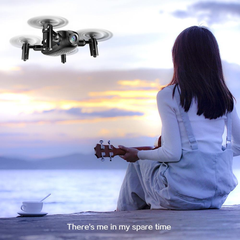 Midnight Black Remote WiFi Quadcopter Drone with 720P Wide Angle HD Camera