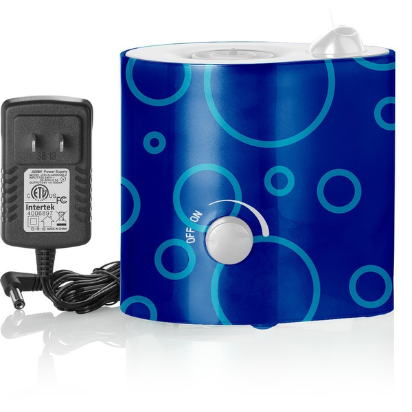 Violife personal misting humidifier  - Blue on Navy Bubbles