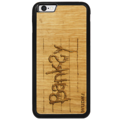 Slim Wooden Phone Case | Banksy Tag