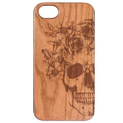 Skull With Flowers