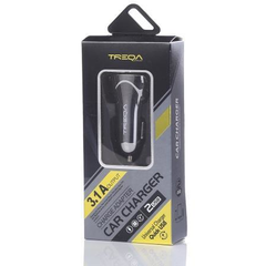 CC-306 Double USB Metallic Car Charger