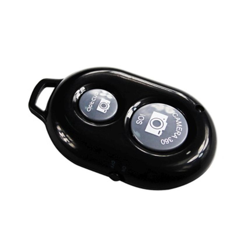 REIKO UNIVERSAL BLUETOOTH WIRELESS SHUTTER FOR SELFIES IN BLACK