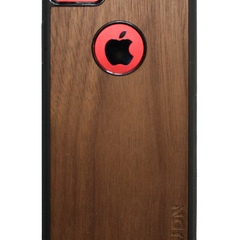 Slim Wooden Apple Cut-out Case