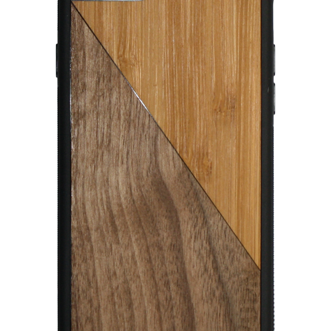Slim Wooden Phone Case | Bamboo / Walnut Split