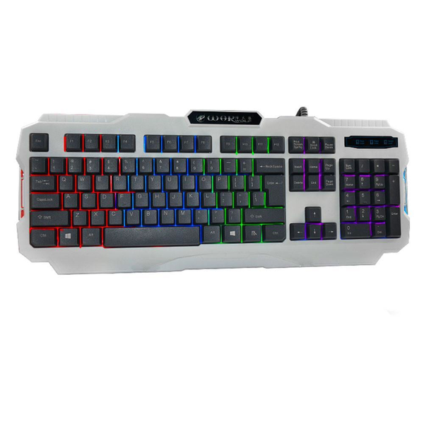 USB LED Backlight Multimedia PC Gaming Keyboard