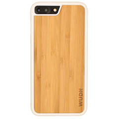 Slim Wooden iPhone Case White | Yoga Aum
