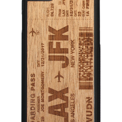 Slim Wooden Phone Case (Mahogany) | Boarding Pass Traveler