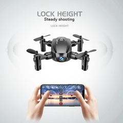 Midnight Black Remote WiFi Quadcopter Drone with 720P Wide Angle HD Camera