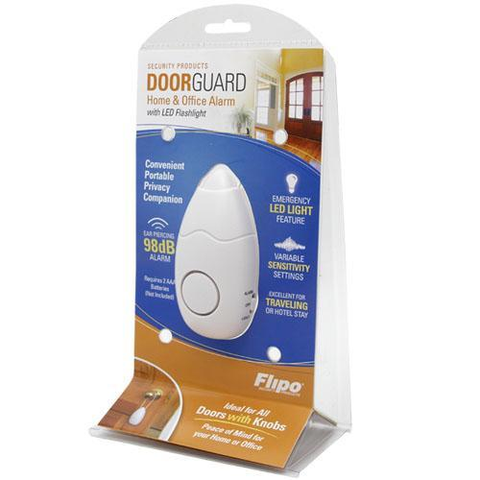 Door Guard Alarm w/ LED Flashlight