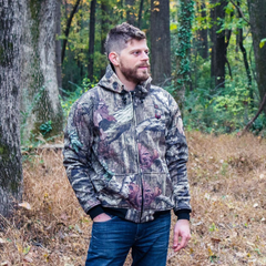 Hydra Mens Heated Hoodie - Officially Licensed Mossy Oak® Break-Up®