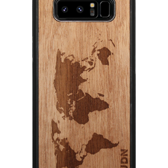 Slim Wooden Phone Case | World Map Traveler