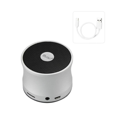 REIKO UNIVERSAL MINI BLUETOOTH SPEAKER IN SILVER