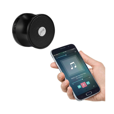 REIKO UNIVERSAL MINI BLUETOOTH SPEAKER IN BLACK