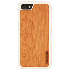 Slim Wooden iPhone Case White | Yoga Aum
