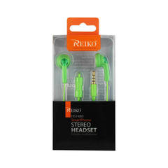 REIKO IN EAR HEADPHONES & EARBUDS WITH MIC IN GREY