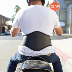 Motorcycle Back Support Belt with Lumbar Pad