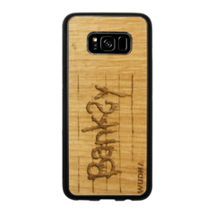 Slim Wooden Phone Case | Banksy Tag