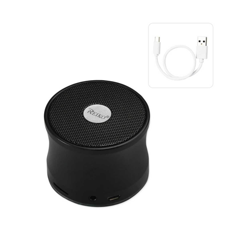 REIKO UNIVERSAL MINI BLUETOOTH SPEAKER IN BLACK