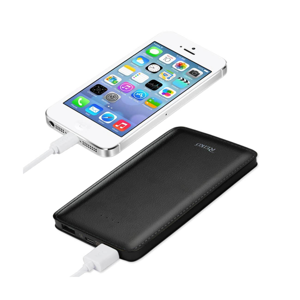 REIKO 15000MAH UNIVERSAL POWER BANK IN BLACK