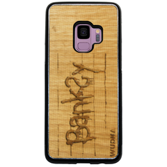Slim Wooden Phone Case | Banksy Tag