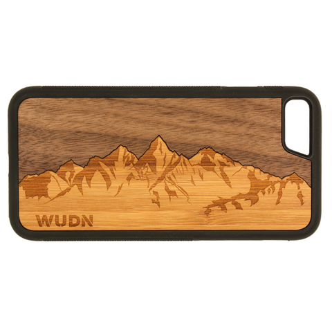 Slim Wooden Phone Case | Sawtooth Mountains Traveler