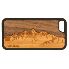 Slim Wooden Phone Case | Sawtooth Mountains Traveler