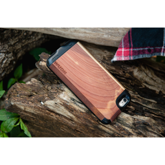 Ultra-Slim Wooden iPhone 8 Charging Battery Case