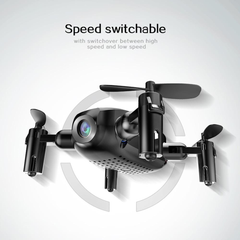 Midnight Black Remote WiFi Quadcopter Drone with 720P Wide Angle HD Camera