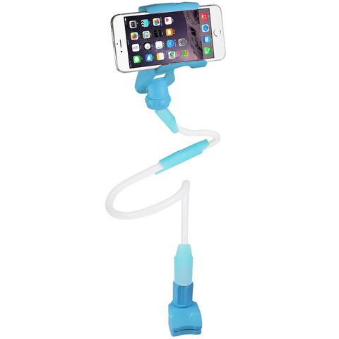 REIKO UNIVERSAL LONG FLEXIBLE ARMS PHONE HOLDER IN BLUE