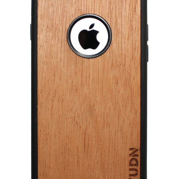 Slim Wooden Apple Cut-out Case