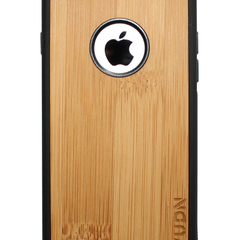 Slim Wooden Apple Cut-out Case