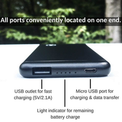 PowerStore Hybrid | 5,000mAh Power Bank and 16GB Flash Storage