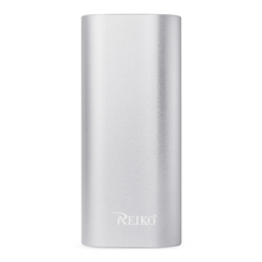 REIKO 2A5V 4800MAH UNIVERSAL POWER BANK WITH MICRO CABLE IN SILVER