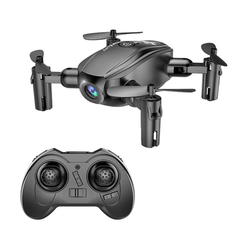 Midnight Black Remote WiFi Quadcopter Drone with 720P Wide Angle HD Camera