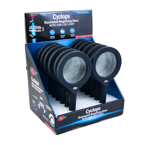 Cyclops IllumintatedMagnifying Glass w/ COB LED Lighting