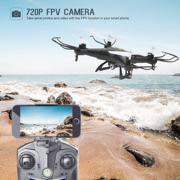 Altitude Hold RC Quadcopter Drone with 720 HD Camera