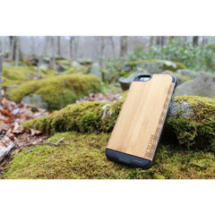 Ultra-Slim Wooden iPhone 7 Charging Battery Case