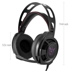 Noise Canceling Gaming Stereo Wired Headphones with LED Lights