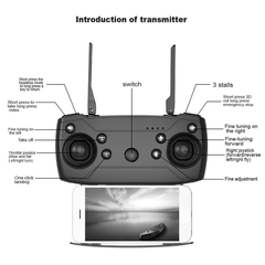 WiFi RC Quadcopter Drone with 720p Wide Angle HD Camera