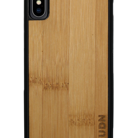 Slim Wooden iPhone Case Black