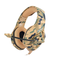 Army Style Wired Noise Canceling Gaming Stereo Headphone