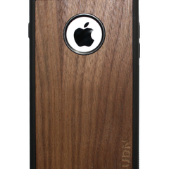 Slim Wooden Apple Cut-out Case