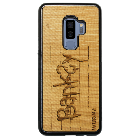 Slim Wooden Phone Case | Banksy Tag
