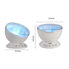 Premium Ocean Wave LED Projector Lights Speaker with Remote control