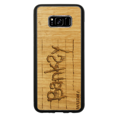 Slim Wooden Phone Case | Banksy Tag