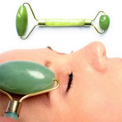 Jade Facial Massage Roller  Natural Beauty Device Tool